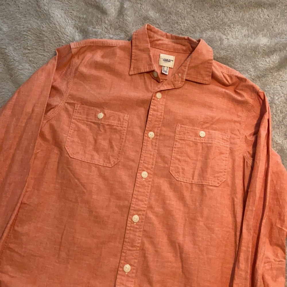 Men’s Land’s End Chambray Long Sleeve Shirt
